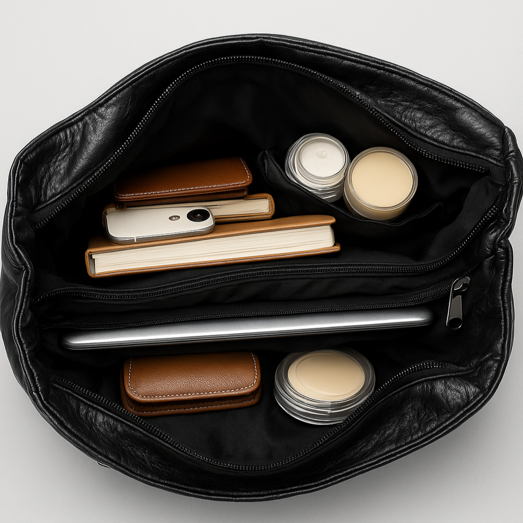 Mulher - Saco Bandolera - Bolsa de couro sintético elegante