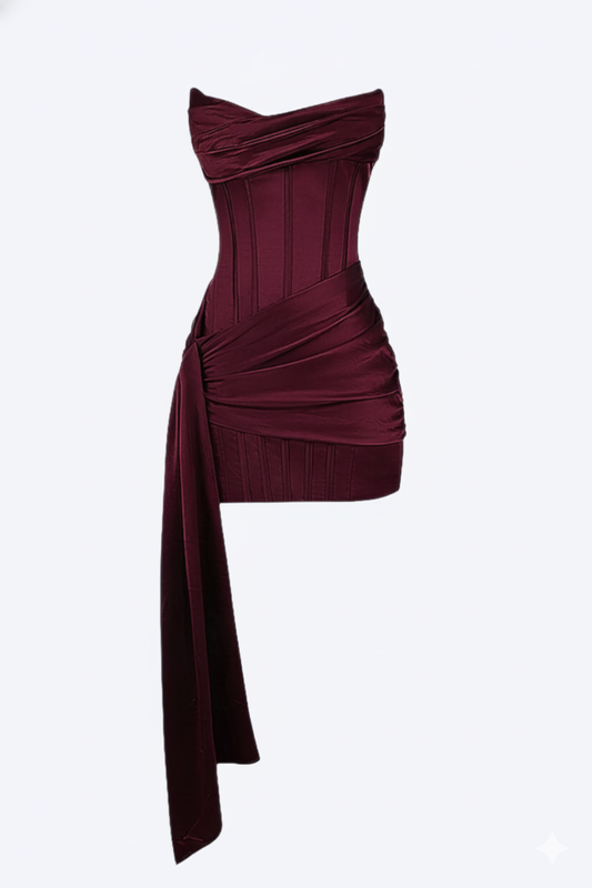 Valerios Fashion kurzes elegantes Abendkleid für Frauen