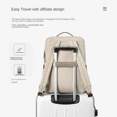 Luxetravel - Mochila de luxo - Apt for Laptop - Tamanho compacto