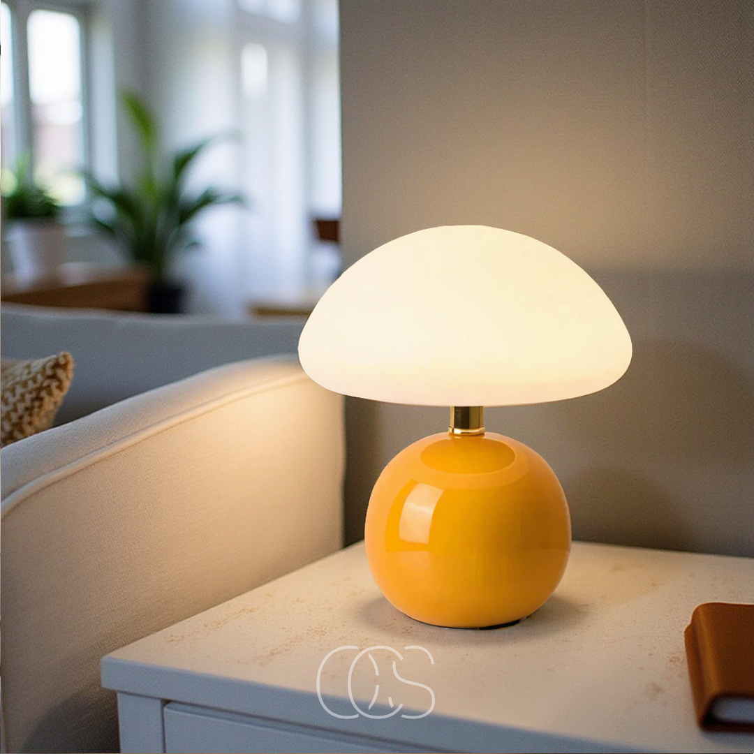 OCS - Candeeiro Mushroom - Candeeiro de mesa LED regulável de design