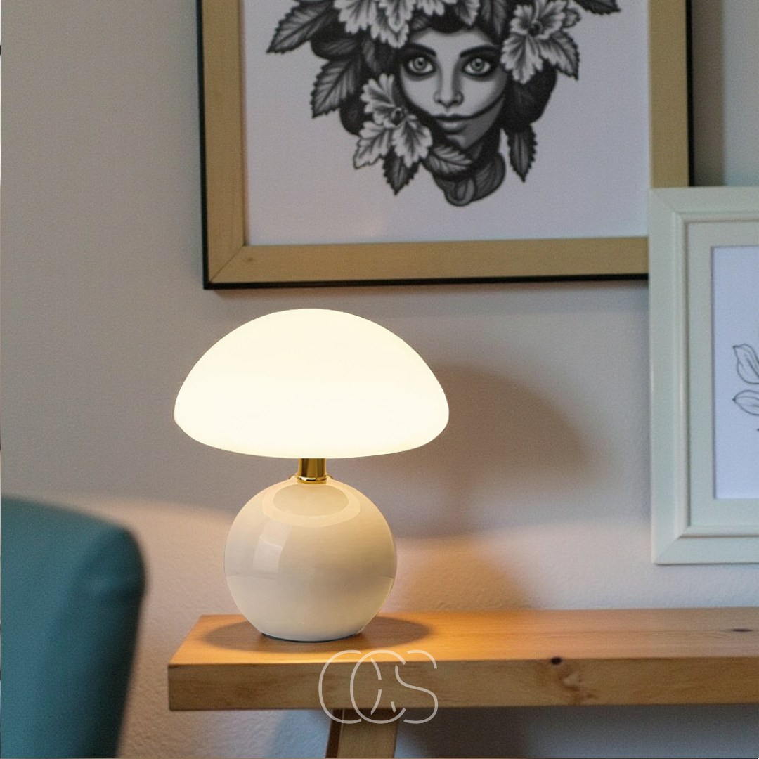 OCS - Candeeiro Mushroom - Candeeiro de mesa LED regulável de design