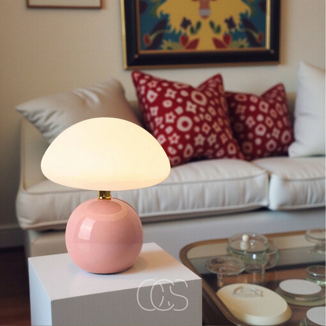 OCS - Candeeiro Mushroom - Candeeiro de mesa LED regulável de design