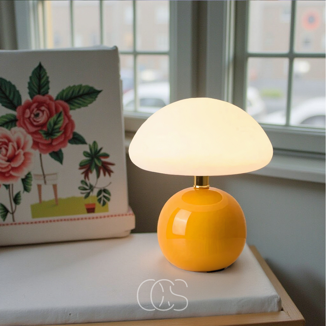 OCS - Candeeiro Mushroom - Candeeiro de mesa LED regulável de design