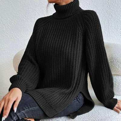 Jersey de pescoço alto elegante - Veronika