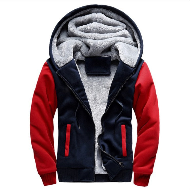 Jaqueta polar de inverno para homens