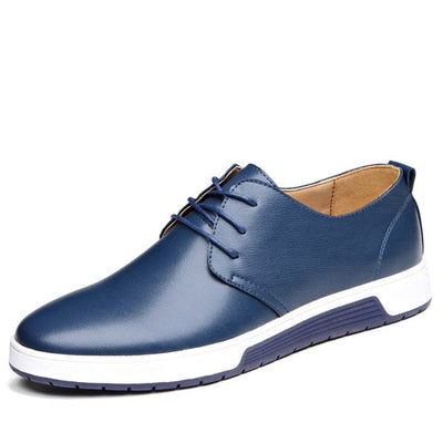 Sapatos casuais de couro oxford