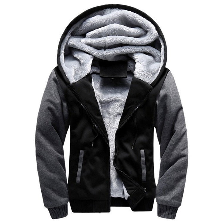 Jaqueta polar de inverno para homens