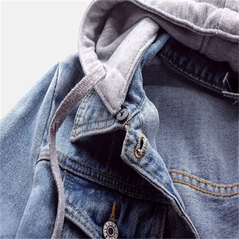 Jaqueta de jeans de Anneke para mulheres | Look casual para todos os dias | Hood destacável