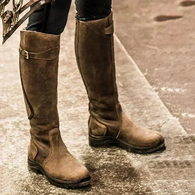 Botas altas à prova d'água para mulheres | Confortável