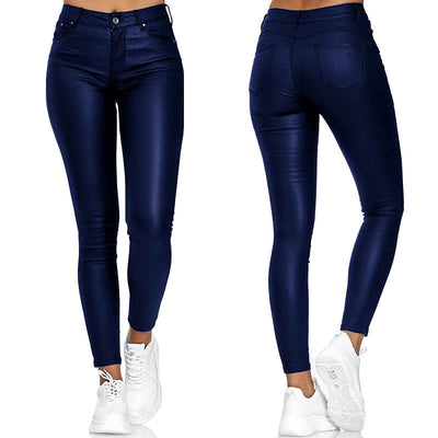 Stretch | Pantalones de piel elástica