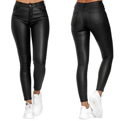 Stretch | Pantalones de piel elástica