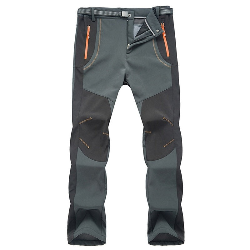 Calças externas à prova d'água masculina