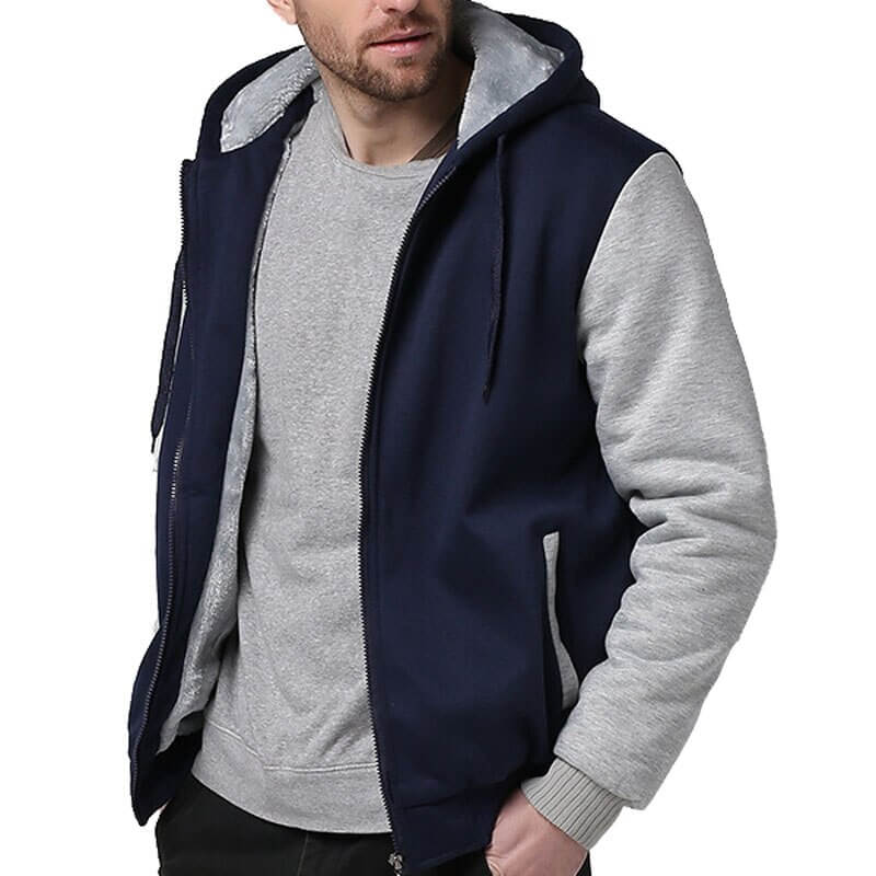 Jaqueta polar de inverno para homens