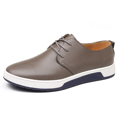 Sapatos casuais de couro oxford
