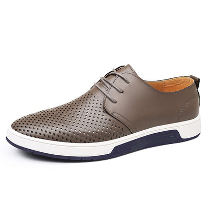 Sapatos casuais de couro oxford