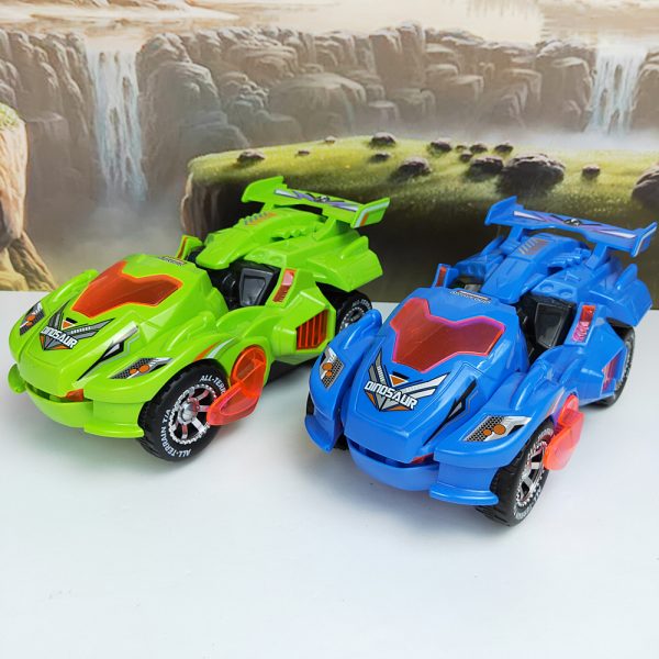 LED car for dinosaurs
