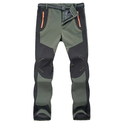Calças externas à prova d'água masculina