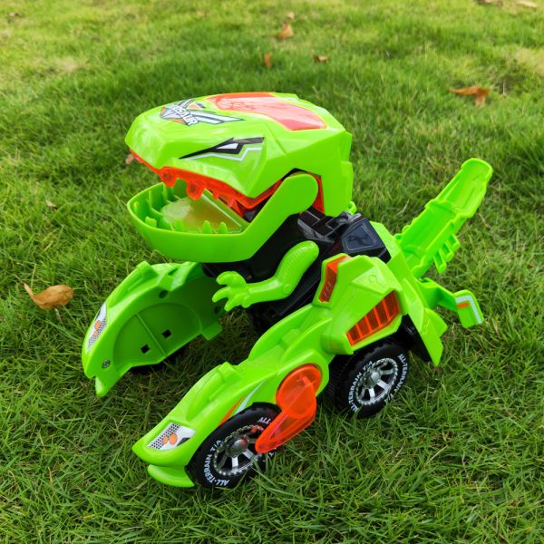 LED car for dinosaurs