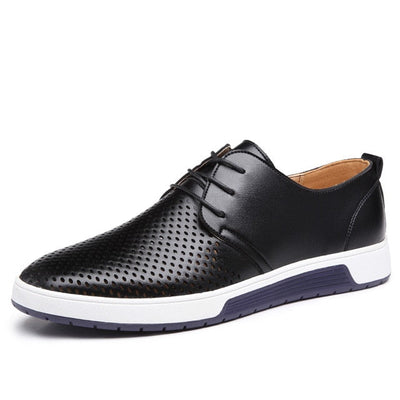 Sapatos casuais de couro oxford