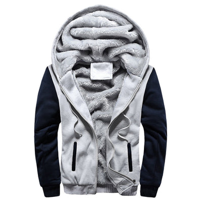 Jaqueta polar de inverno para homens