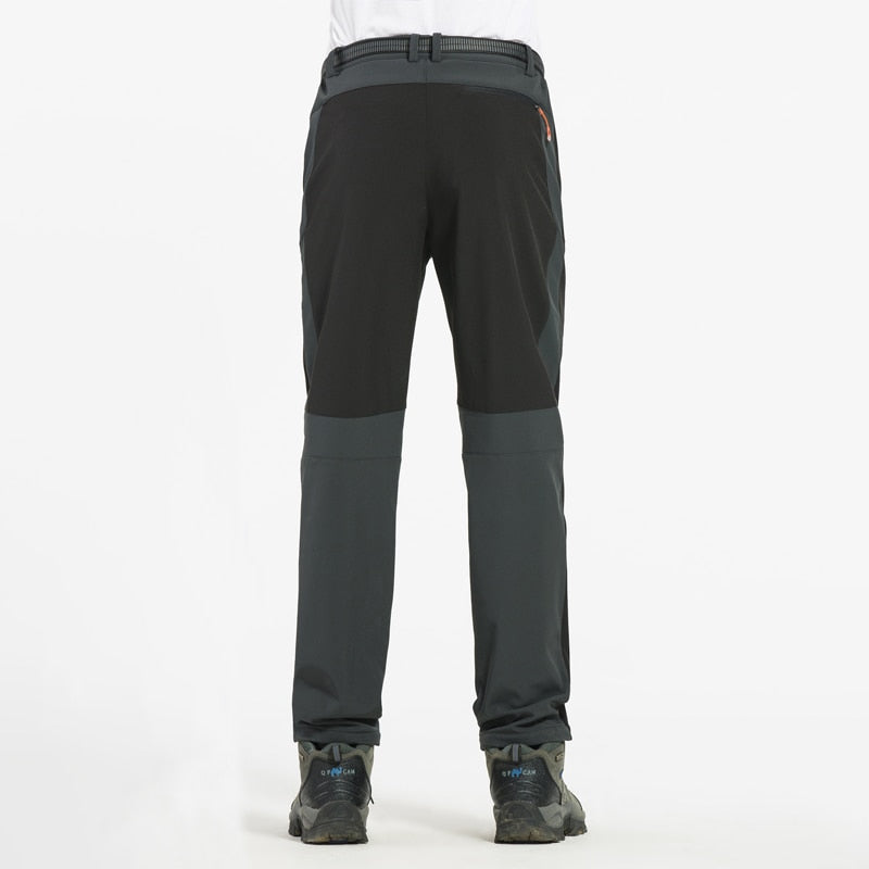 Calças externas à prova d'água masculina