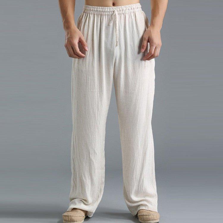 Calça de algodão Cross Cross e Cut Follow Cut confortável
