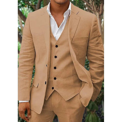 3 -peça homens com colete