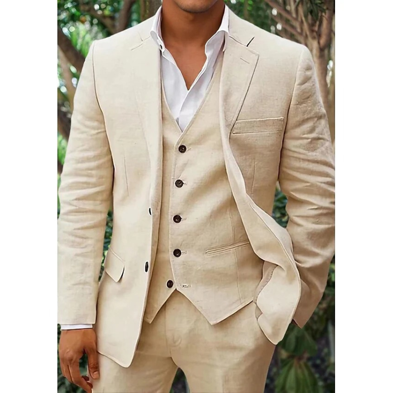 3 -peça homens com colete