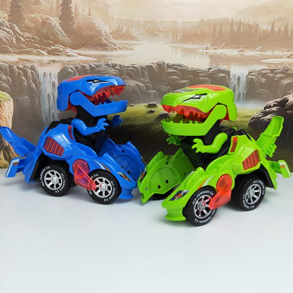 LED car for dinosaurs