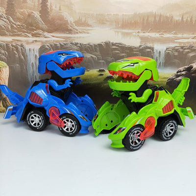 LED car for dinosaurs