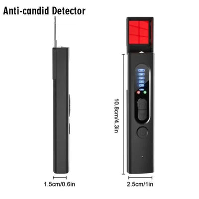 PrivacyGuard - Detector compacto para câmeras ocultas e segurança GPS