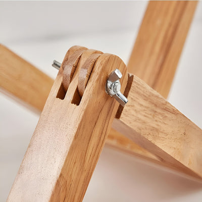 Lâmpada flexível de Woodman - lâmpada de mesa de madeira maciça robótica