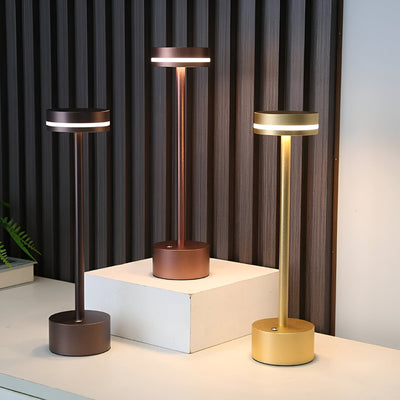 Touch do manto - lâmpada de mesa portátil e recarregável - luz ajustável