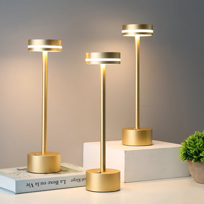 Touch do manto - lâmpada de mesa portátil e recarregável - luz ajustável