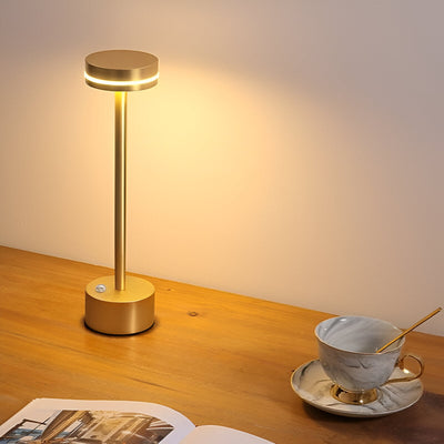 Touch do manto - lâmpada de mesa portátil e recarregável - luz ajustável