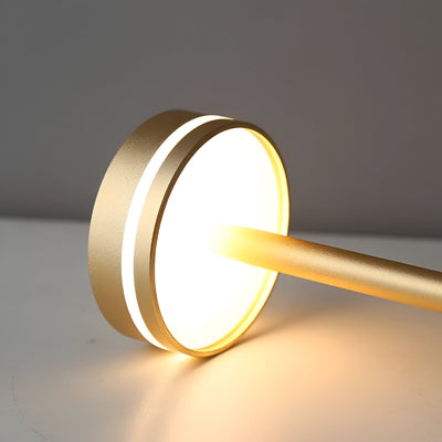 Touch do manto - lâmpada de mesa portátil e recarregável - luz ajustável