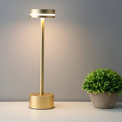 Touch do manto - lâmpada de mesa portátil e recarregável - luz ajustável