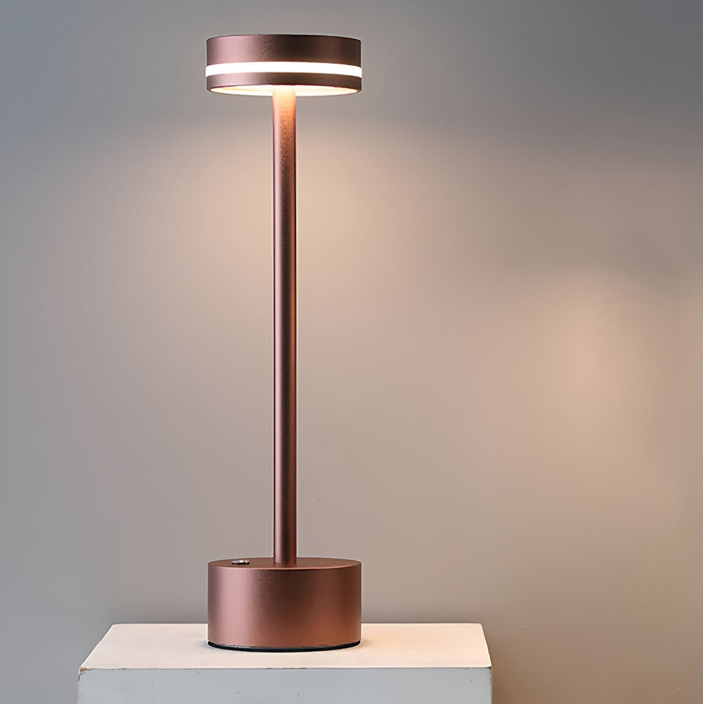 Touch do manto - lâmpada de mesa portátil e recarregável - luz ajustável