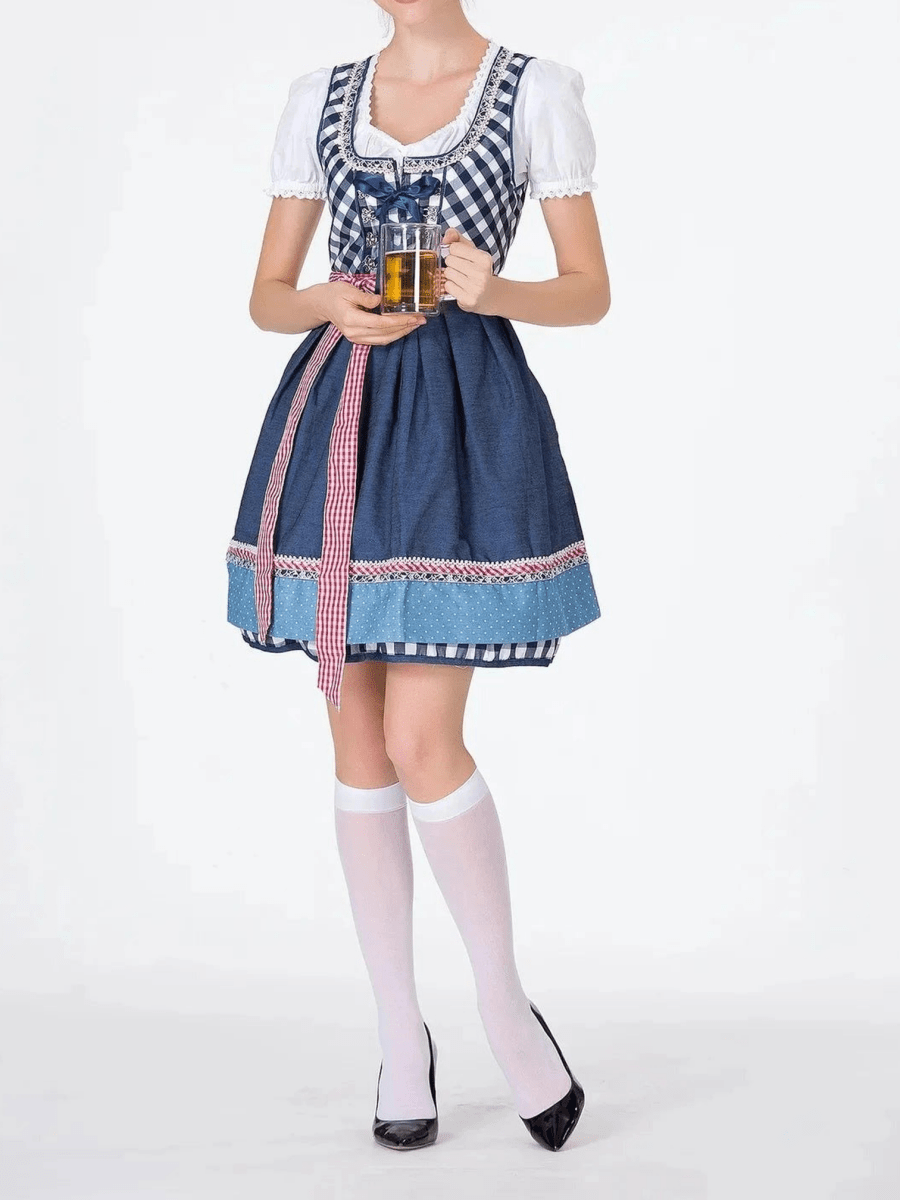 Comprimento exato do vestido Dirndl | Oktoberfest