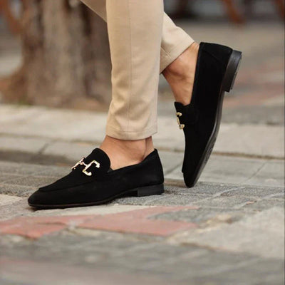 Mocassins de negócios elegantes para homens