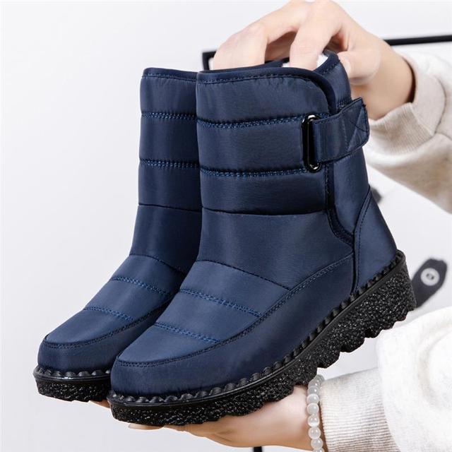 Emme - as novas botas de algodão não -deslizante, à prova d'água e acolchoadas