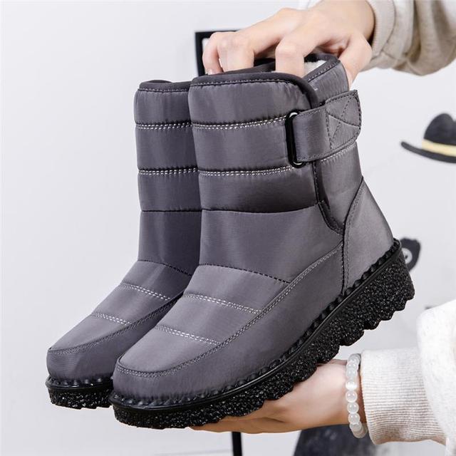 Emme - as novas botas de algodão não -deslizante, à prova d'água e acolchoadas