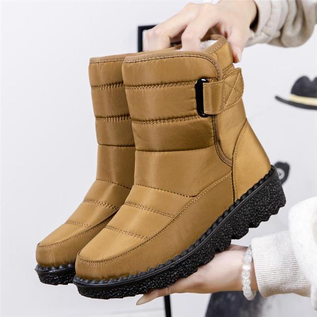 Emme - as novas botas de algodão não -deslizante, à prova d'água e acolchoadas