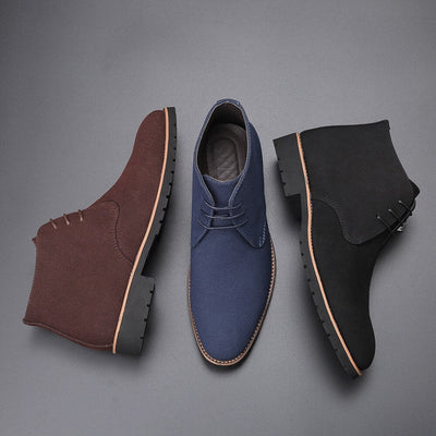 Laurens | Sapatos de couro de camurça de primeira qualidade