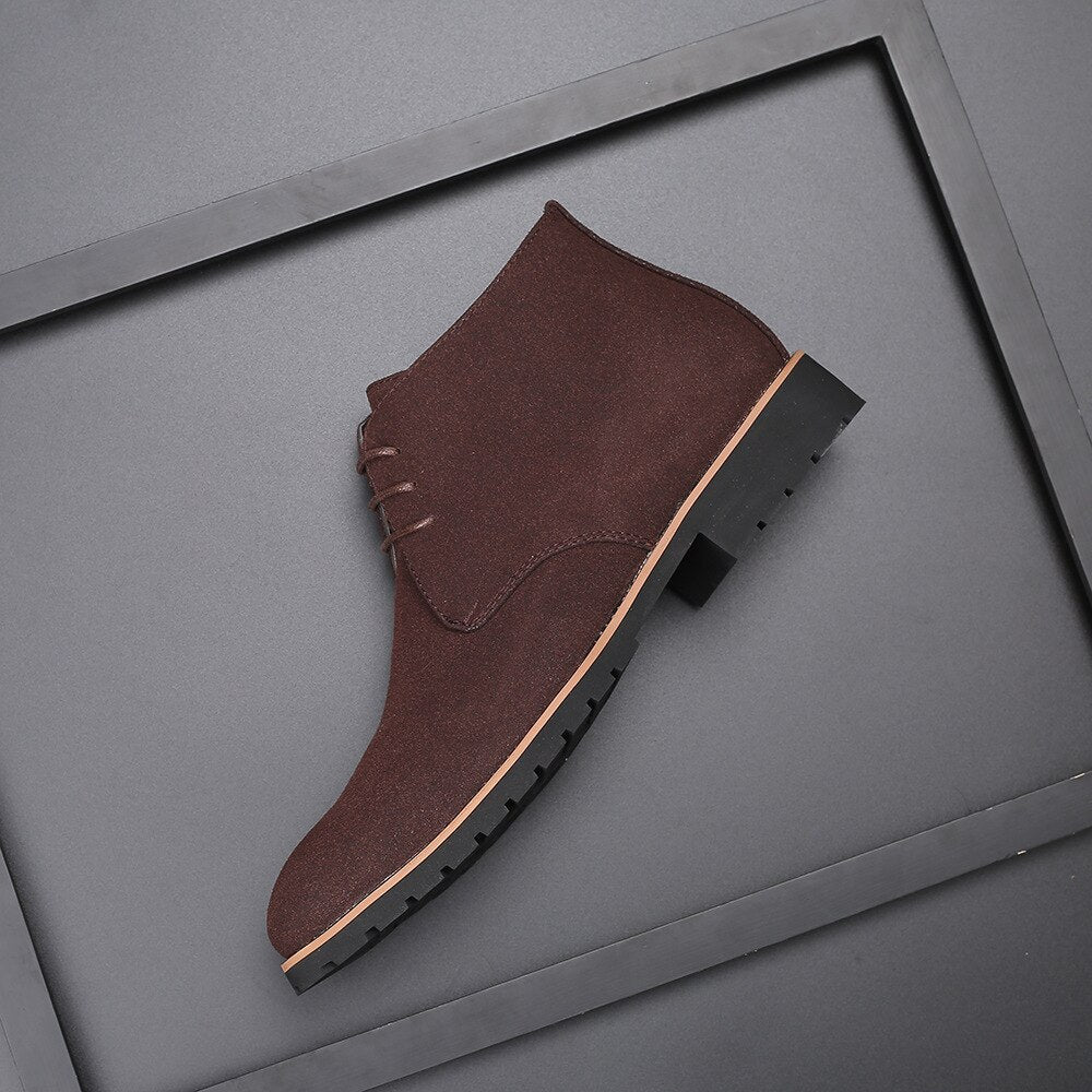 Laurens | Sapatos de couro de camurça de primeira qualidade