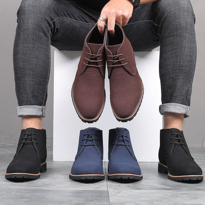 Laurens | Sapatos de couro de camurça de primeira qualidade