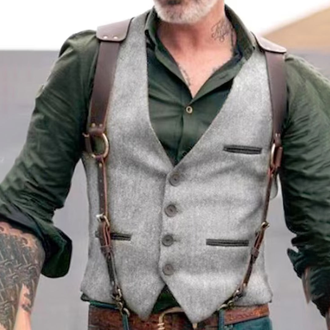 Colete casual leve para homem