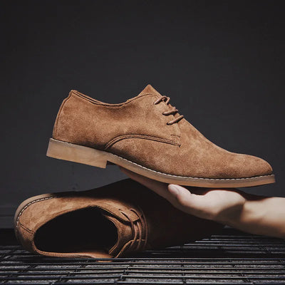 Sapatos de camurça para homens elegantes e estilos sapatos