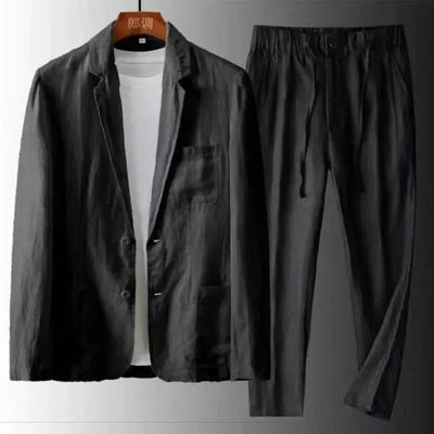 Traje de linho | Tecido de linho luxuoso para homens