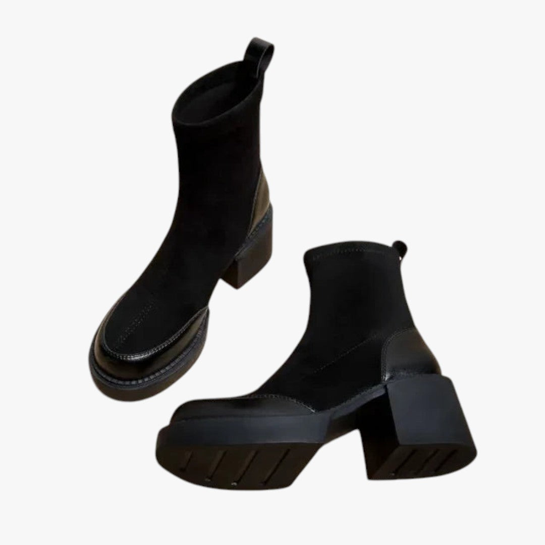 Daniela | Stivali con tacco alto in camoscio da donna